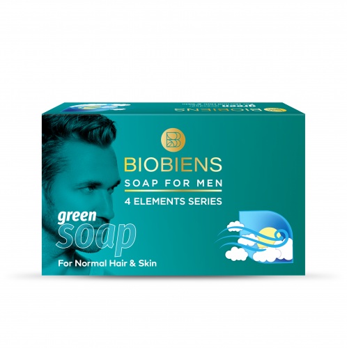 Biobiens Erkek Sabun 80 Gr-Green(Normal Sa�lar ve Ciltler ��in)