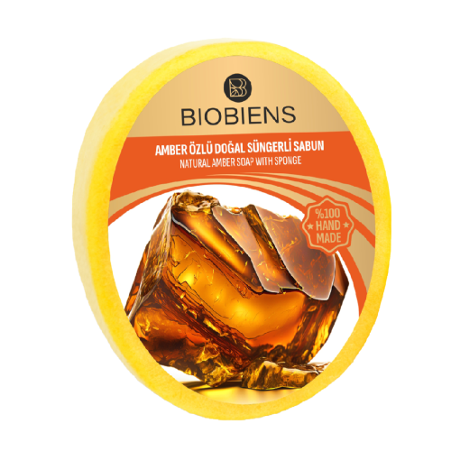 BioBiens Amber �zl� Do�al S�ngerli Sabun 135gr
