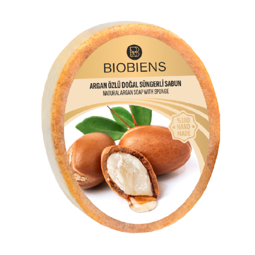 BioBiens Argan �zl� Do�al S�ngerli Sabun 135gr