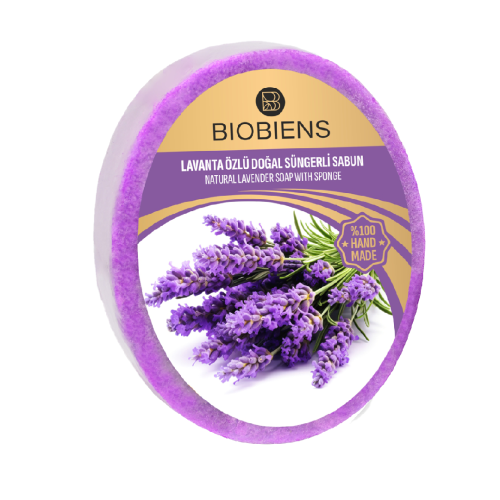 BioBiens Lavanta �zl� Do�al S�ngerli Sabun 135gr