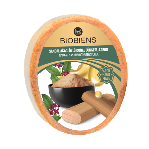 BioBiens Sandal A�ac� �zl� Do�al S�ngerli Sabun 135gr