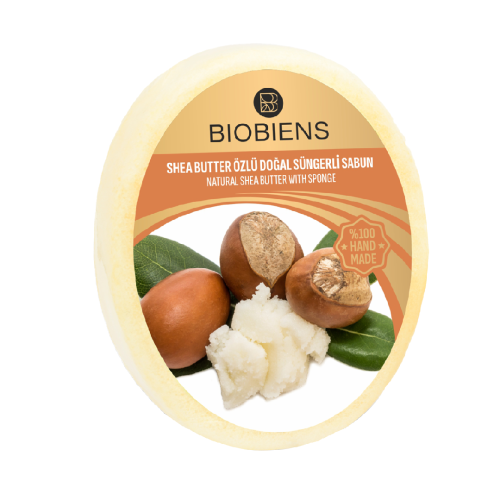 BioBiens Shea Butter �zl� Do�al S�ngerli Sabun 135gr