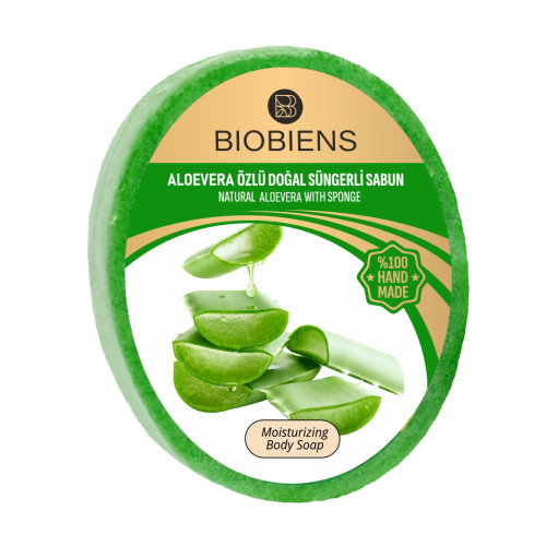 BioBiens Aloe Vera �zl� Do�al S�ngerli Sabun 135gr