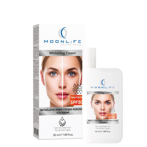 Moon Life Y�ksek Korumal� Beyazlat�c� Kremi (50 Spf) 50 Ml